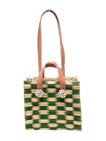 Heimat Atlantica Raffia Top Handle Bag