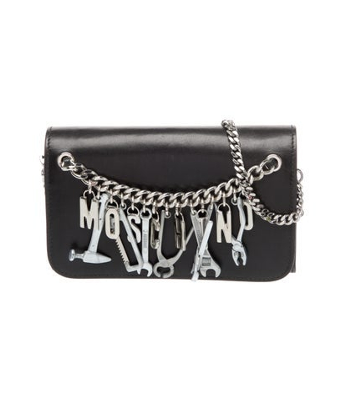 Moschino Leather Evening Bag