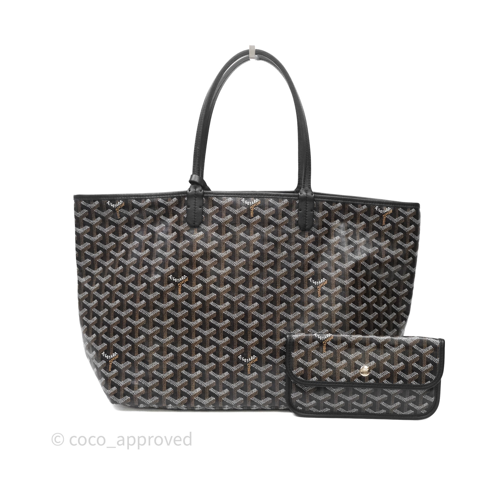 Goyard St Louis Tote PM Black