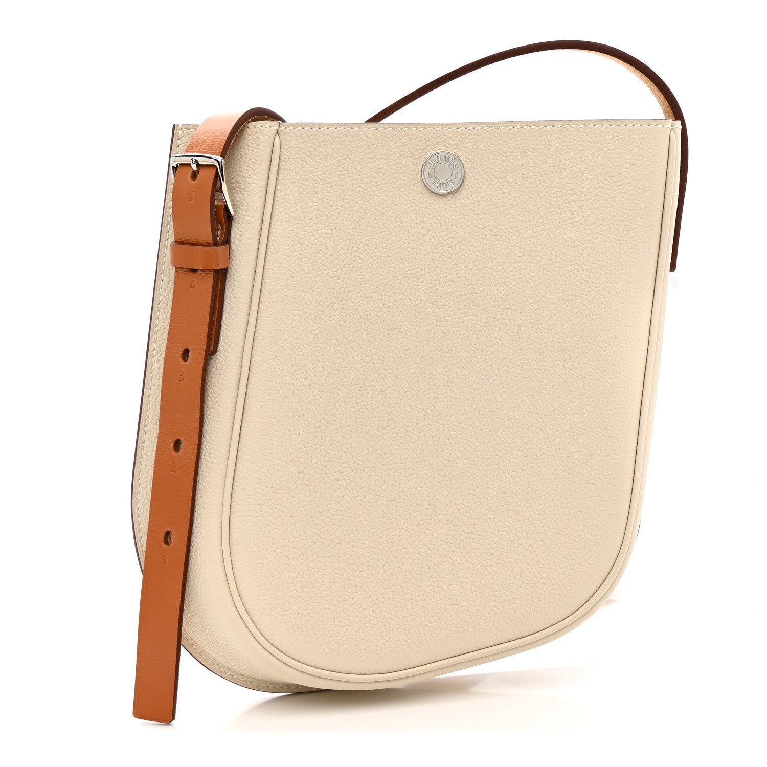 Hermes Hermes Togo Vache Hunter Perspective Cavaliere 21 Craie Fauve