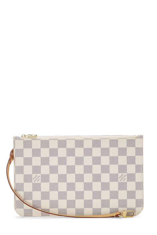 Louis Vuitton Damier Azur Neverfull Pouch MM NM