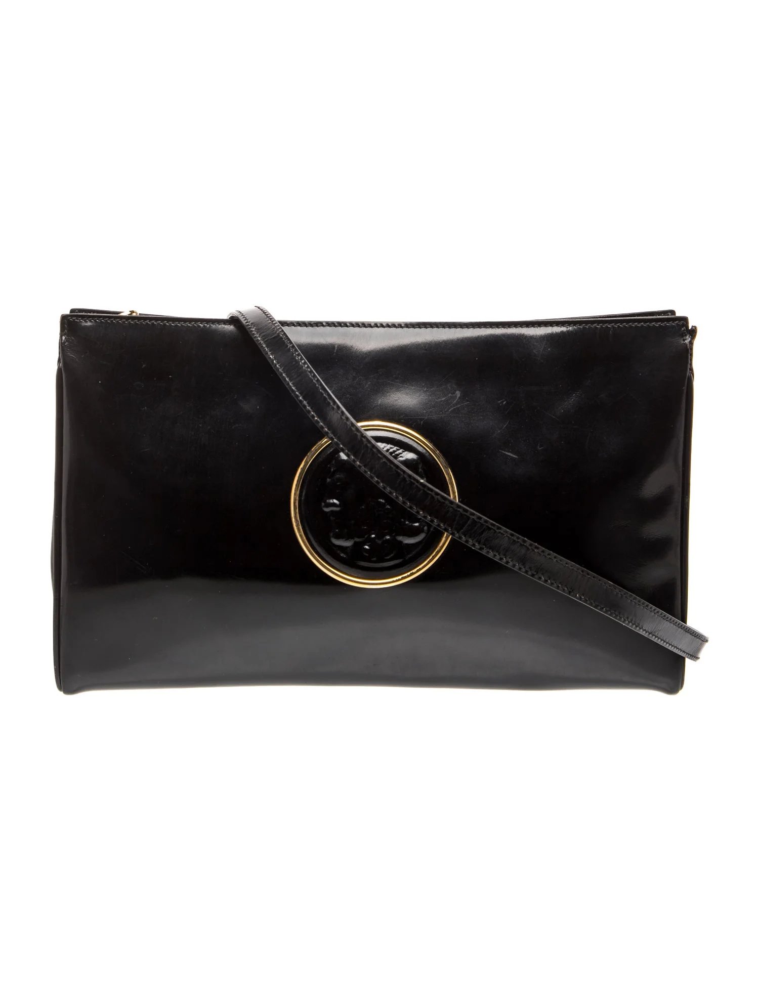 Leather Janus Clutch
