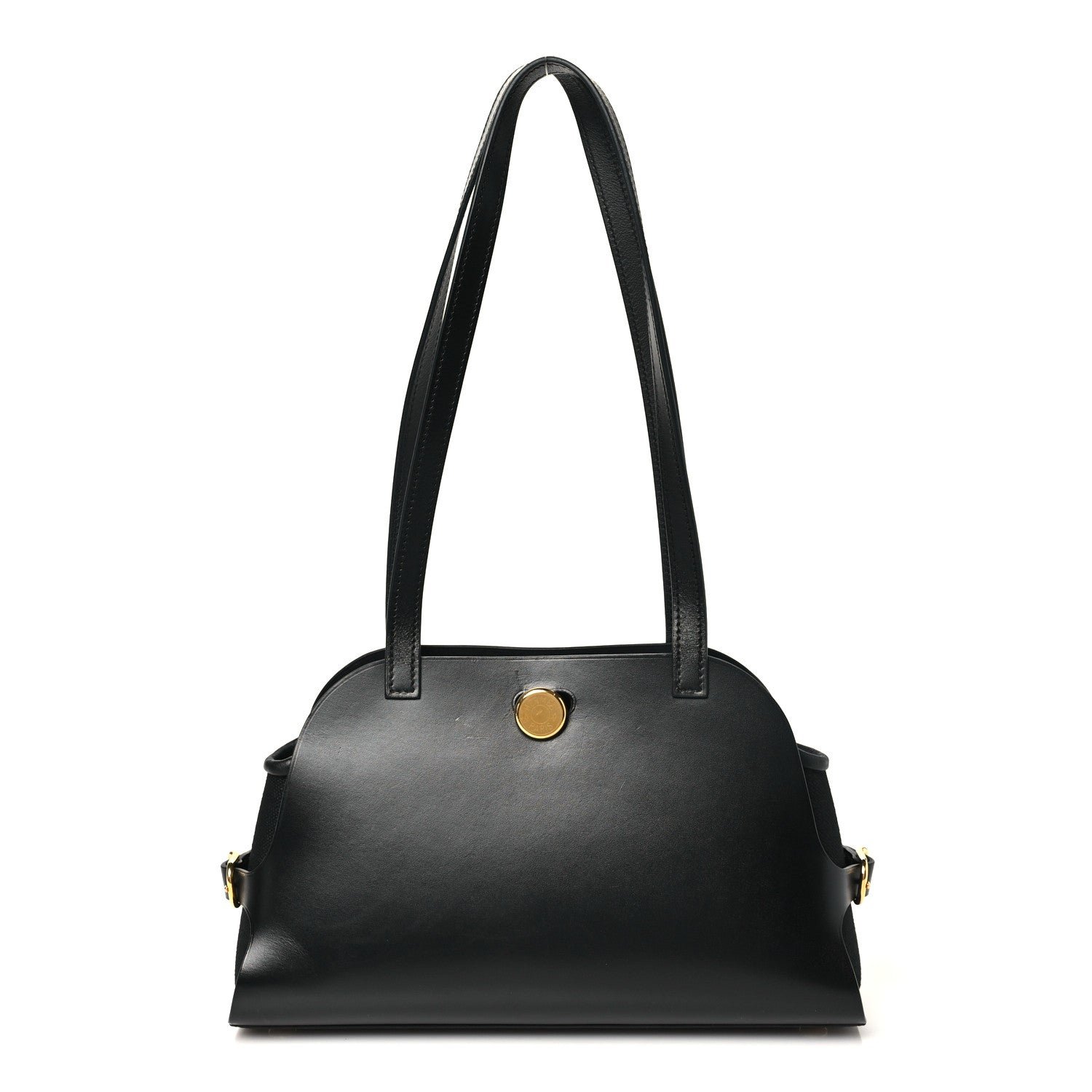 Hermes Vache Hunter Swift Toile Militaire Tablier Sellier Black