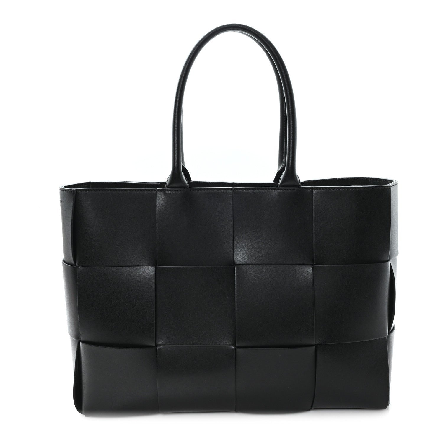 Bottega Veneta Nappa Maxi Intrecciato Large Arco Tote Black