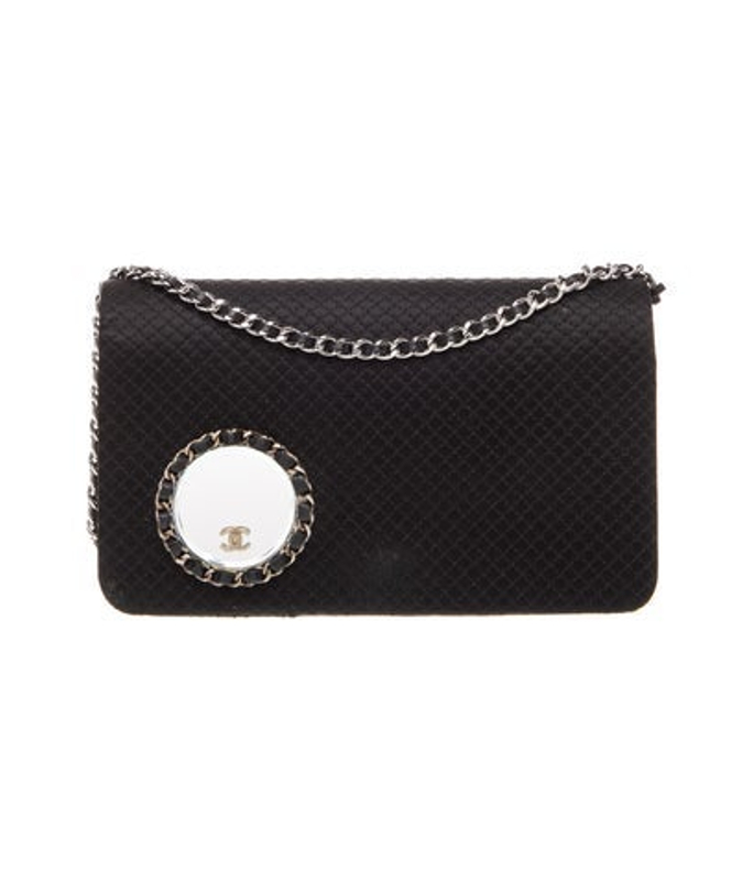 Chanel Satin Vanity Mirror Clutch