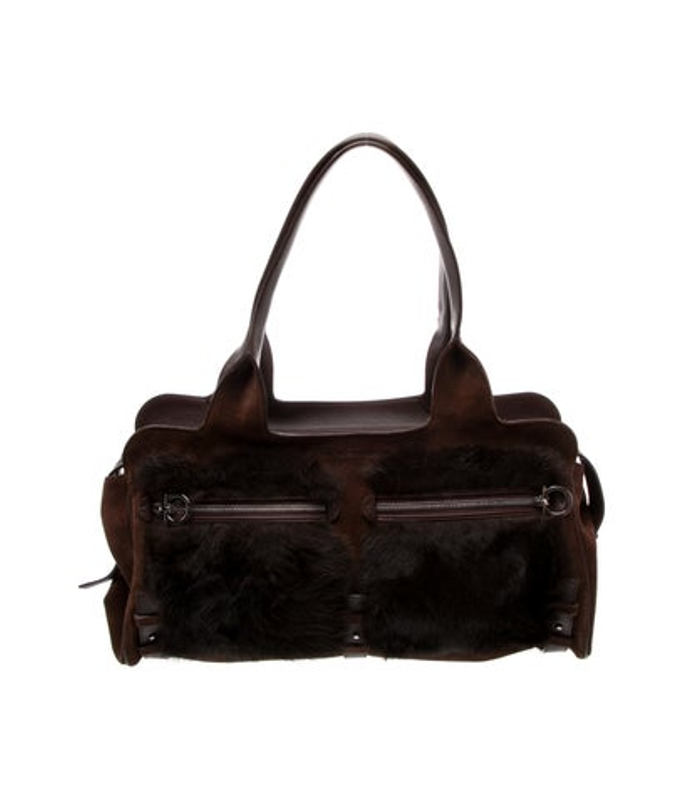 Salvatore Ferragamo Ferragamo Ponyhair Shoulder Bag