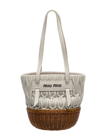 Miu Miu Leather Shoulder Bag