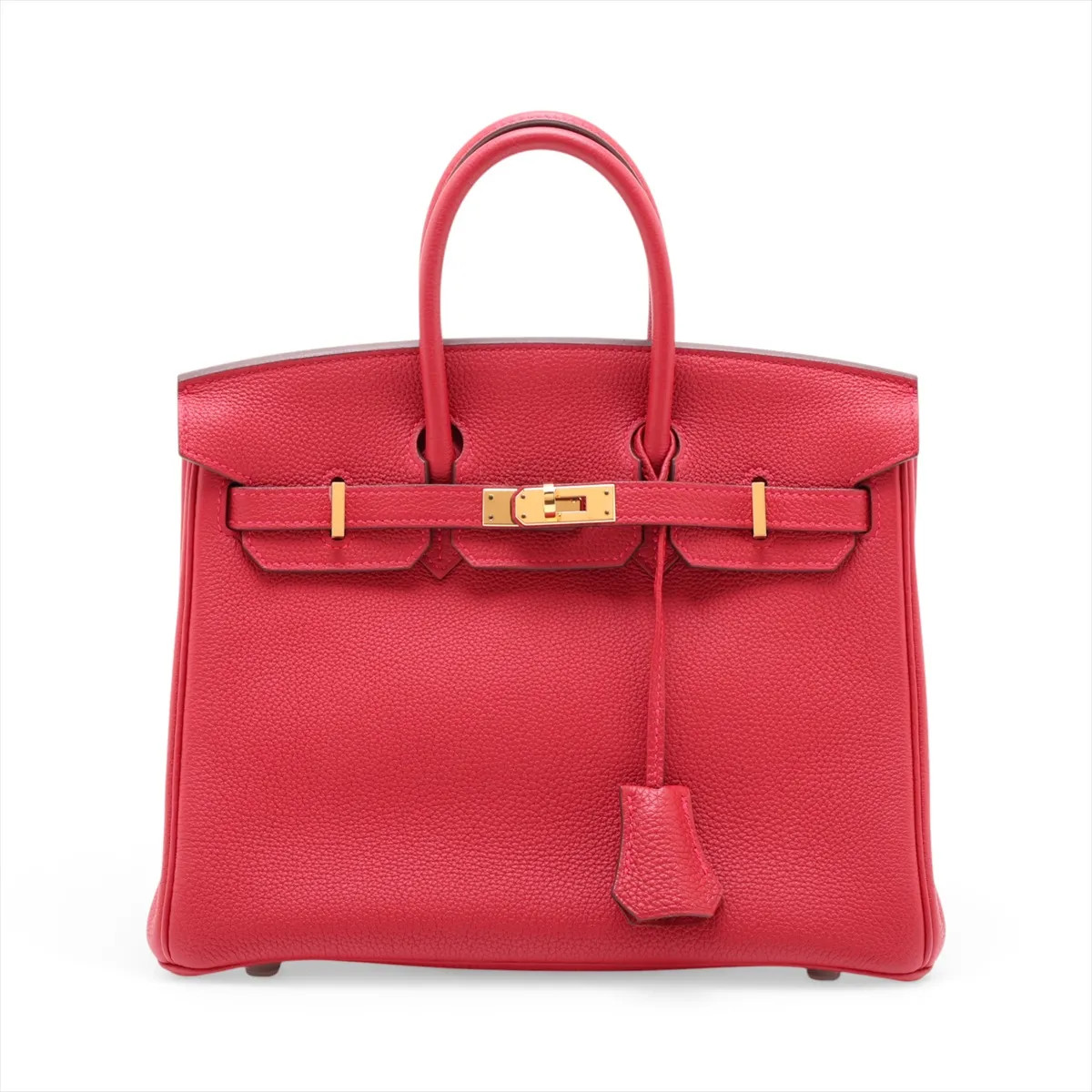 Hermès Birkin 25 Le Tournay Togo Rouge Garance Gold Metal Fittings