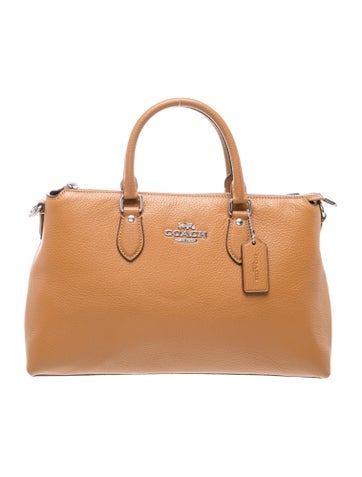 Leather Top Handle Bag