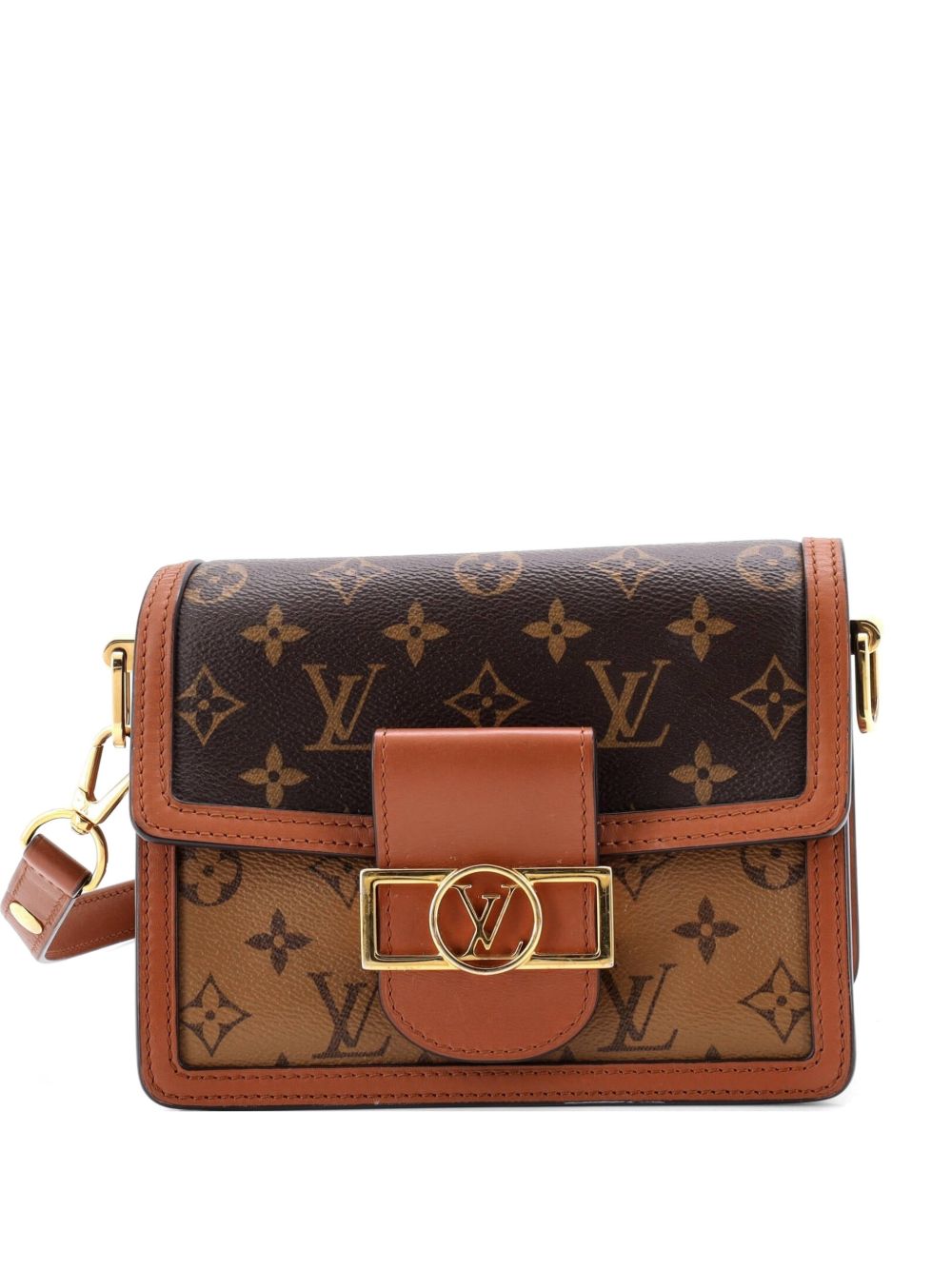 Dauphine Shoulder Bag Reverse Monogram Canvas Mini crossbody bag