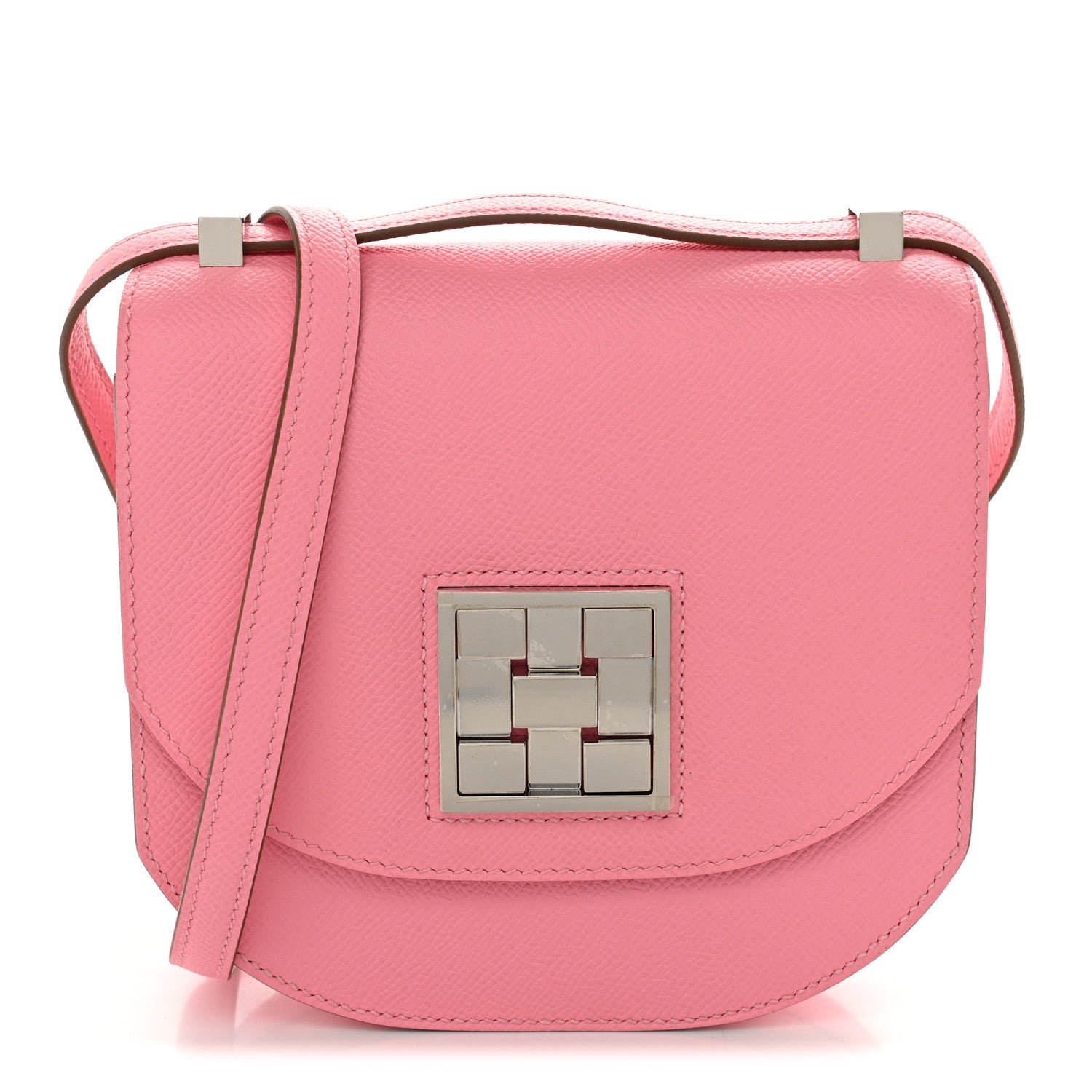 Hermes Epsom Mosaique Au 24-17 Rose Confetti
