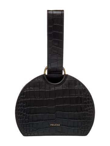 Polene Embossed Leather Numéro Six