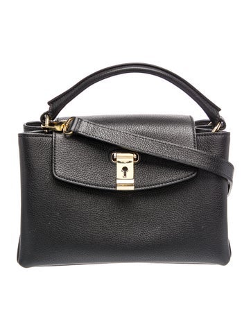 Leather Top Handle Bag
