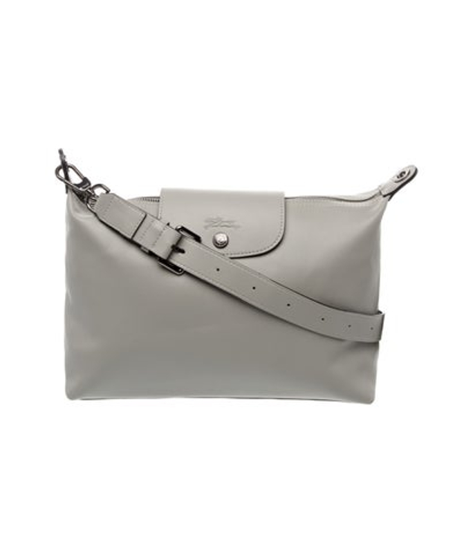Longchamp Leather Messenger Bag