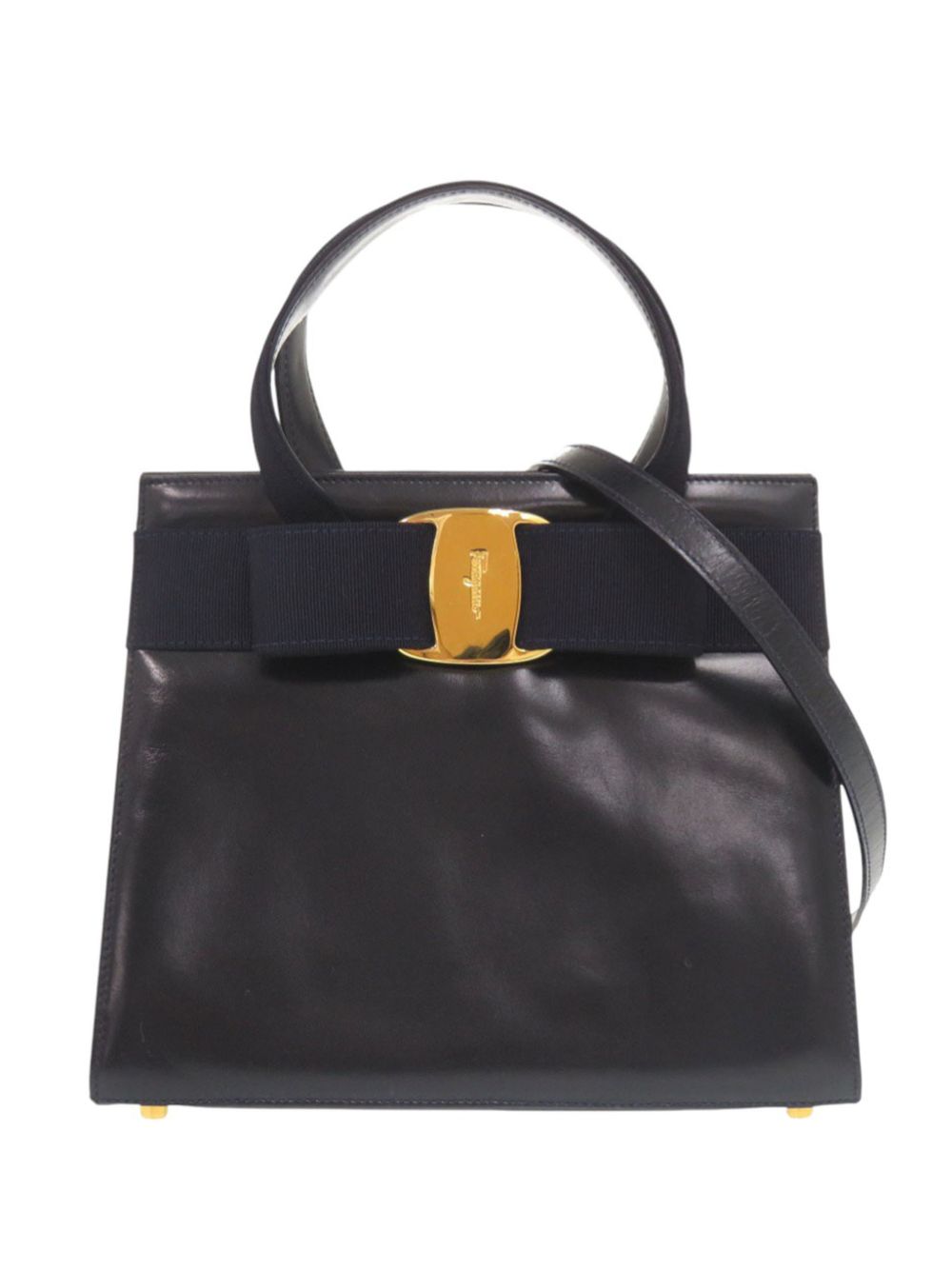 Ferragamo 2000-2026 Leather Vara Bow satchel
