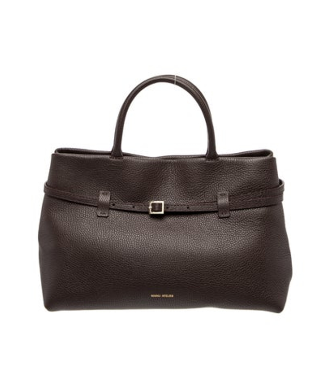 Manu Atelier Atelier Leather Top Handle Bag