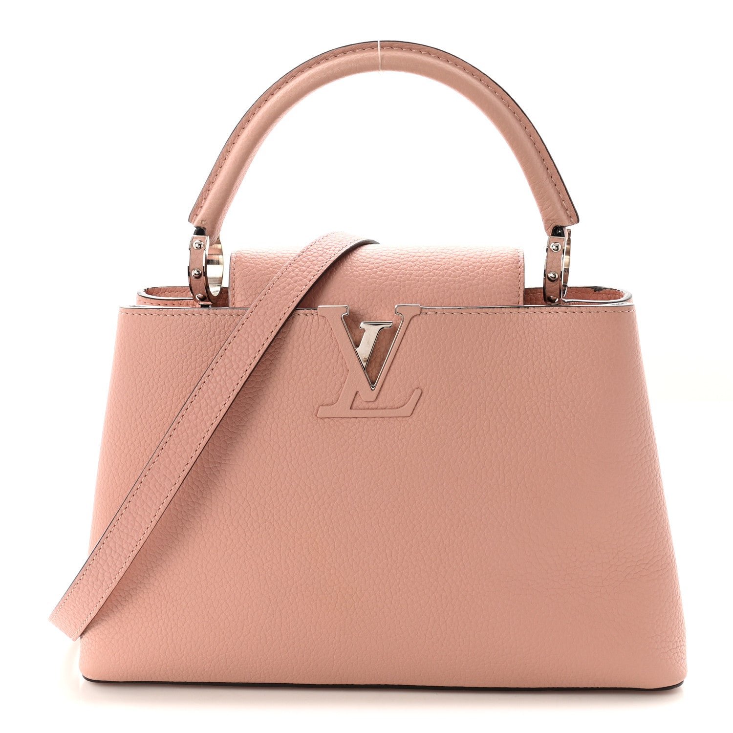 Louis Vuitton Taurillon Capucines PM Magnolia
