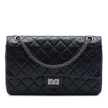 Quilted Aged Calfskin Reissue 2.55 Double Flap