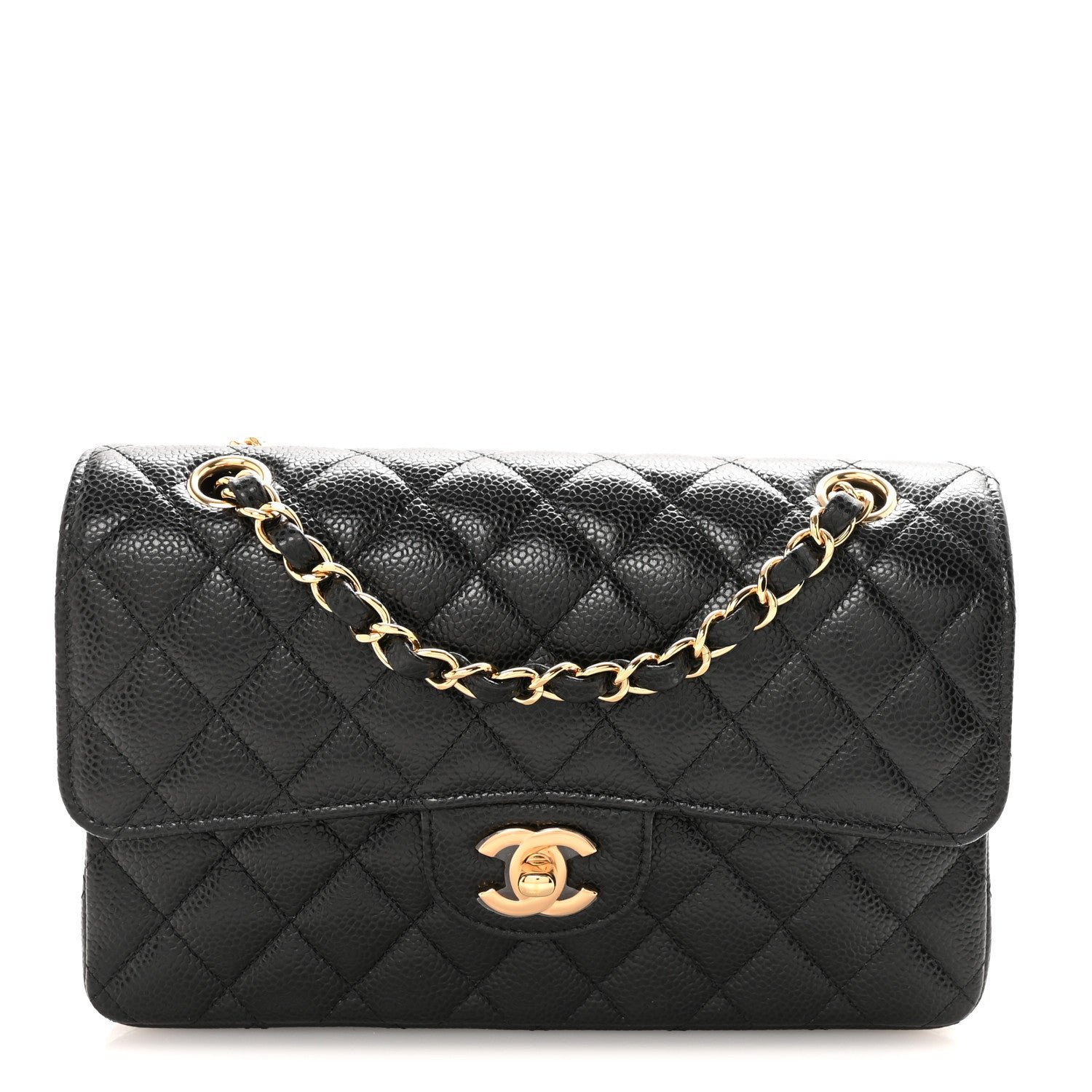 Chanel Caviar Quilted Small Double Flap Black