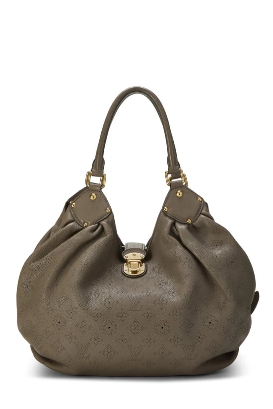 Grey Monogram Mahina XL