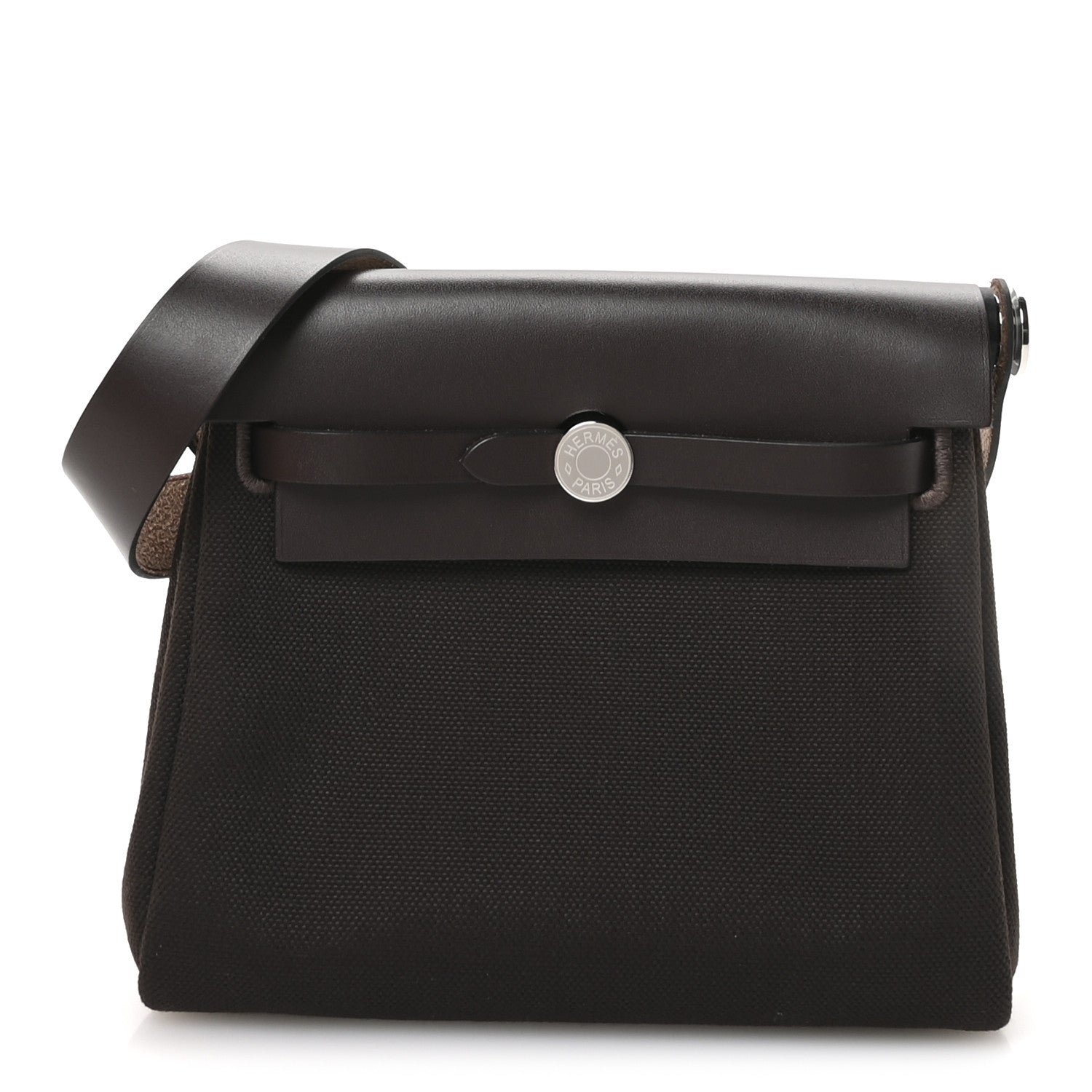 Hermes Military Toile Vache Hunter Herbag Zip Retourne 20 Ebene