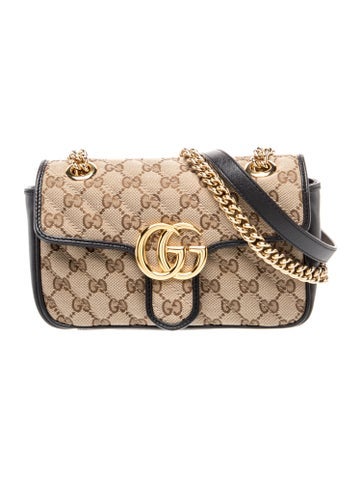 GG Canvas Marmont Mini