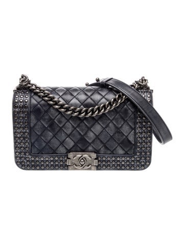 Paris-Dallas Studded Small Boy Bag
