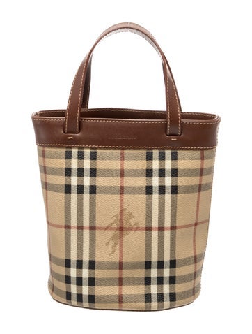 Haymarket Check Top Handle Bag