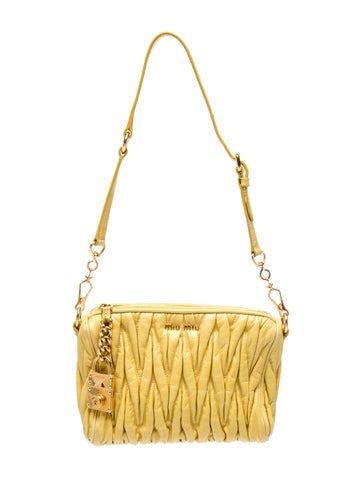 Miu Miu Leather Shoulder Bag