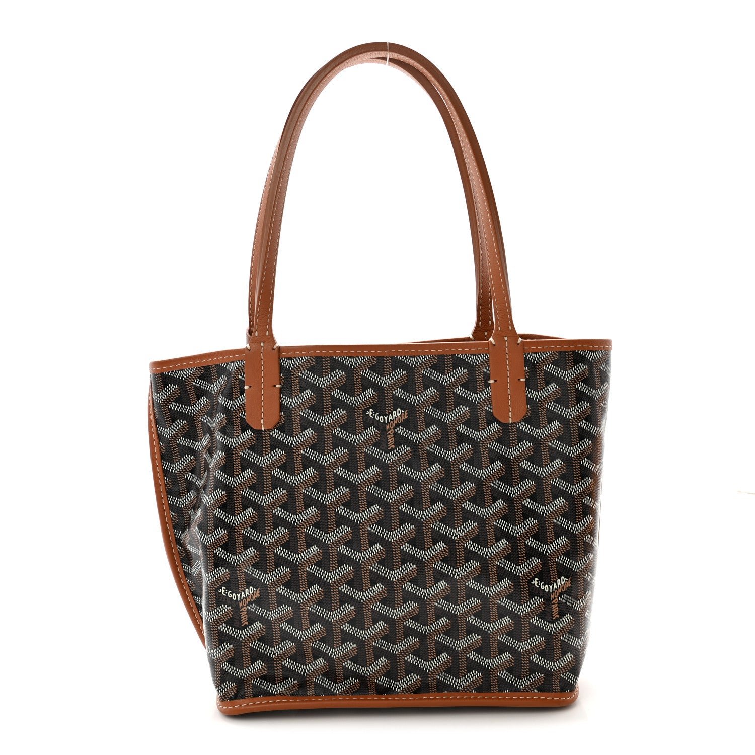 Goyard Goyardine Reversible Mini Anjou Black Gold