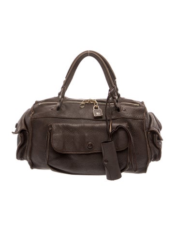 Bottega Veneta Leather Top Handle Bag Vintage