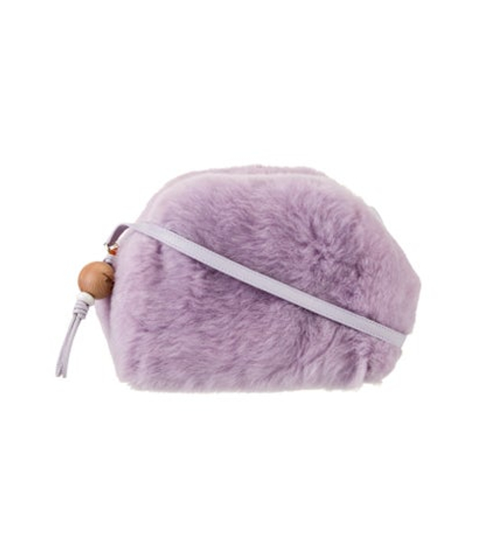 Loro Piana Piana Shearling Small Puffy Pouch