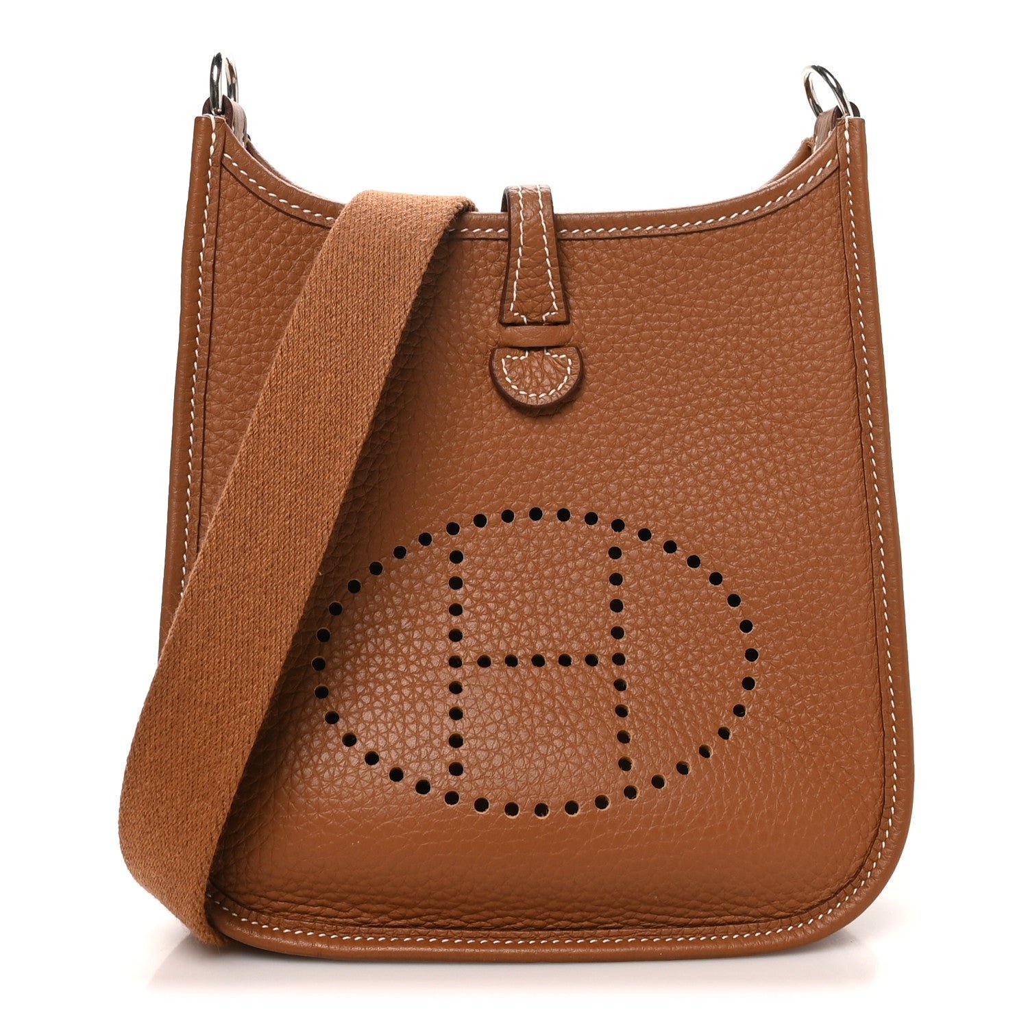Hermes Taurillon Clemence Evelyne TPM Gold