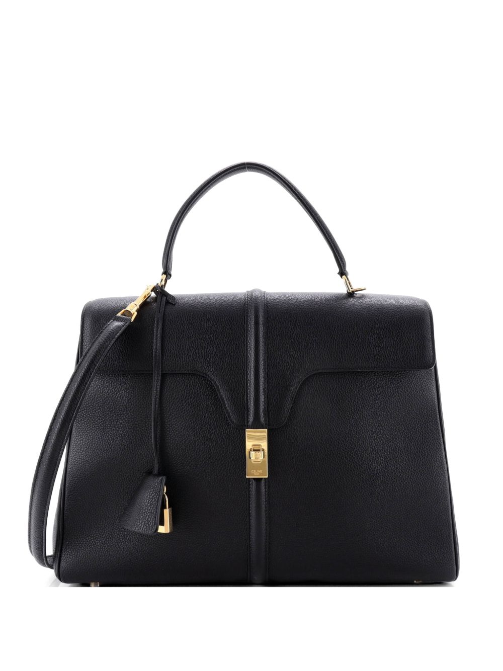 16 Top Handle Bag Grained Calfskin Medium shoulder bag
