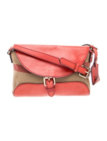 Exploded Check Messenger Bag