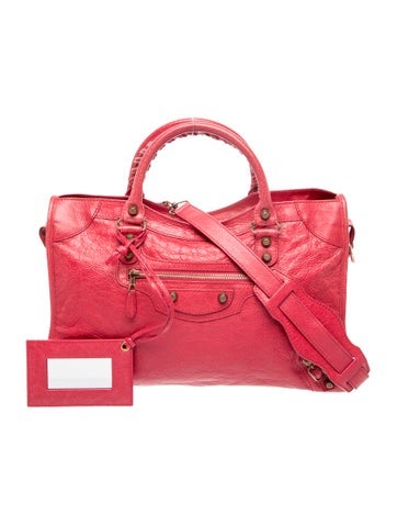 Leather Top Handle Bag