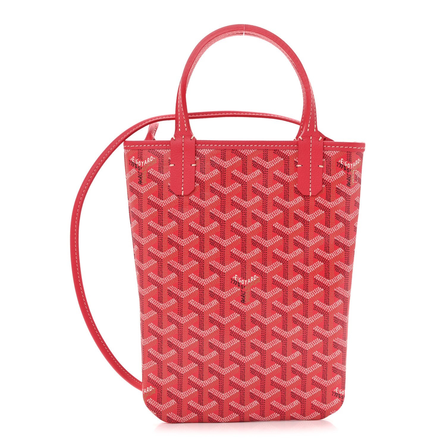 Goyard Goyardine Le Jardin Poitiers Tote PM Fuchsia
