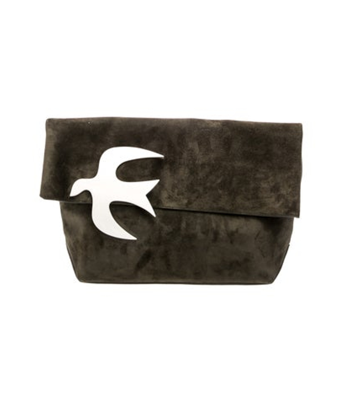 Nina Ricci Ricci Suede Clutch