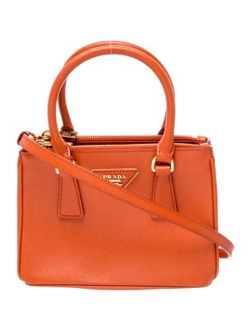 Saffiano Leather Galleria Double Zip Mini