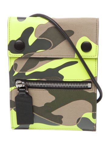 Valentino Leather Messenger Bag
