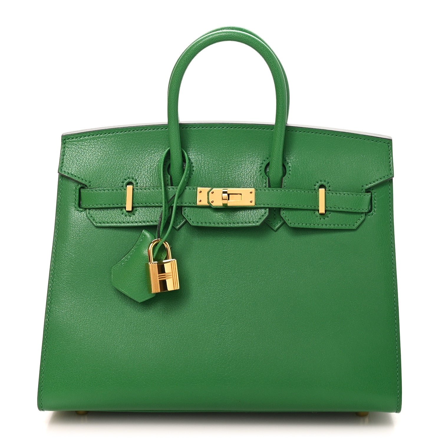 Hermes Chevre Chamkila Birkin Sellier 25 Bambou