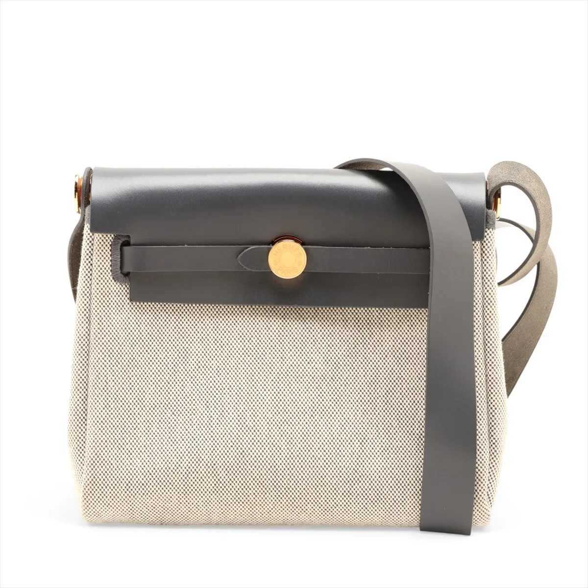 Hermès Herbag Zip 20 Mini Twirl Ash x Vash Hunter Beige x aldoise Gold Metal Fit