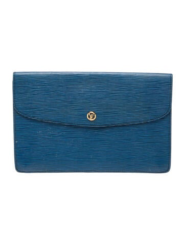 Epi Leather Pochette Montaigne