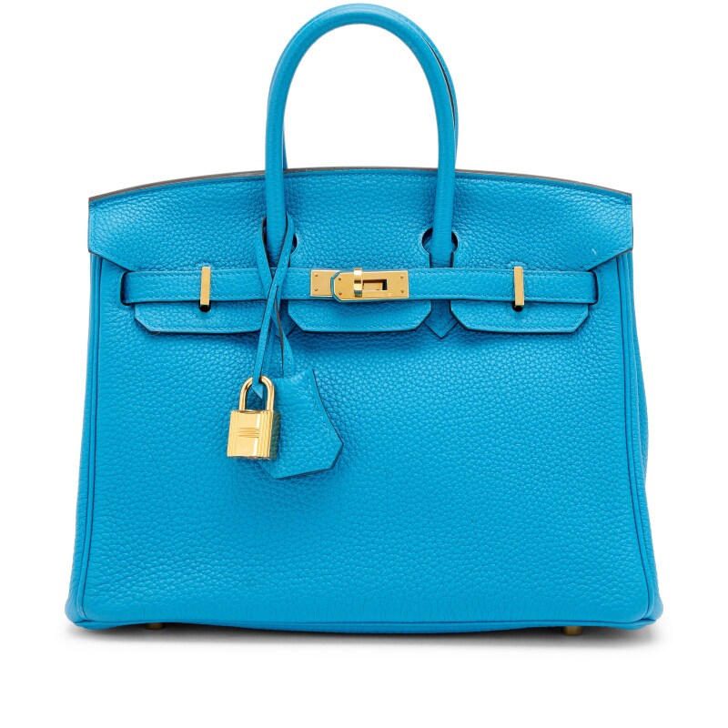 Bleu Izmir Togo Birkin 25 Gold Hardware, 2020