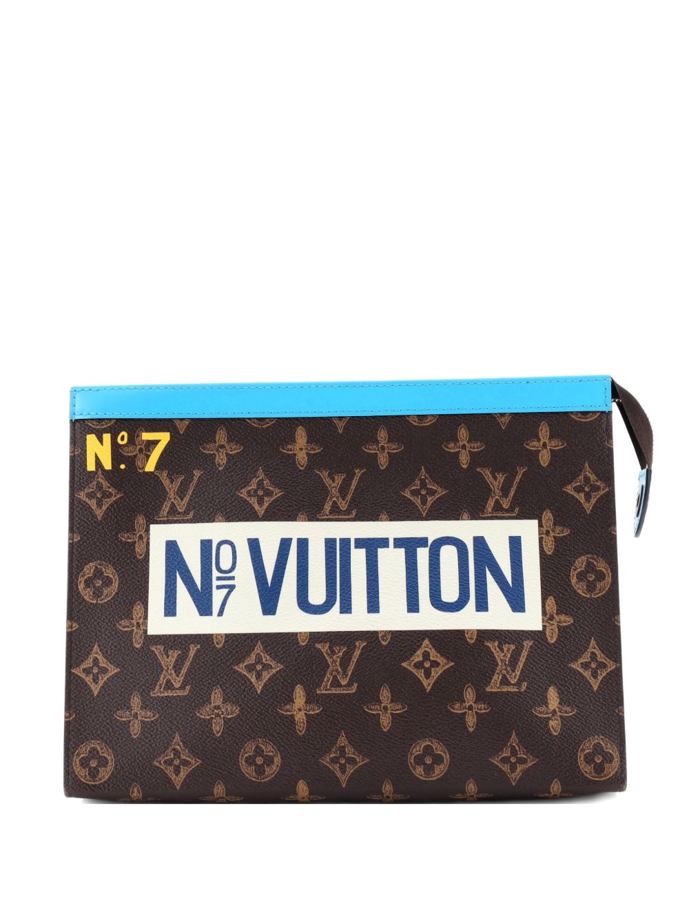 Pochette Voyage No.7 Trunk L'Oeil Vintage Monogram Canvas MM clutch bag