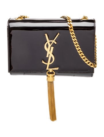 Patent Leather patent leather Kate Tassel crossbody bag