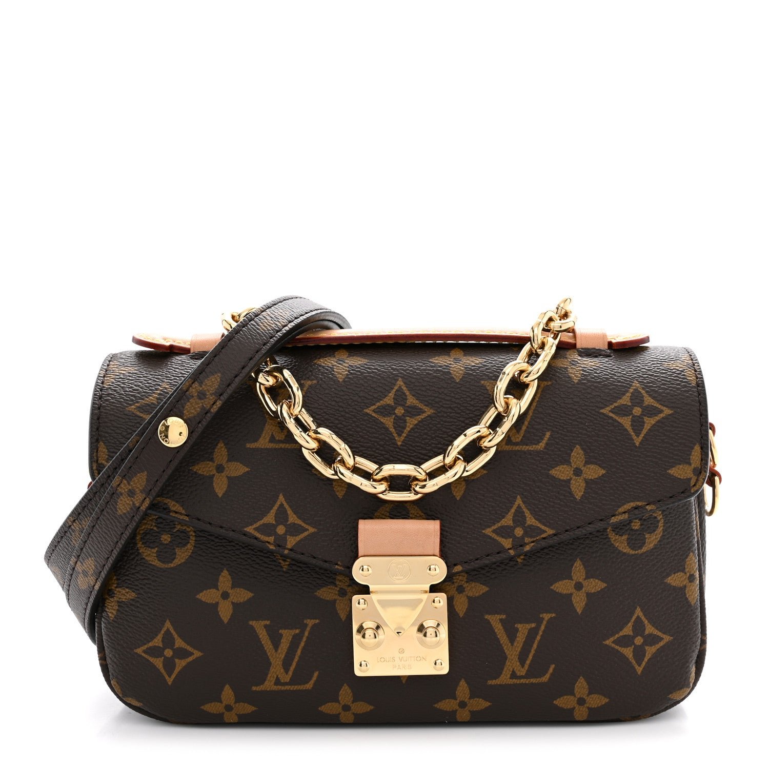Louis Vuitton Monogram Pochette Metis East West