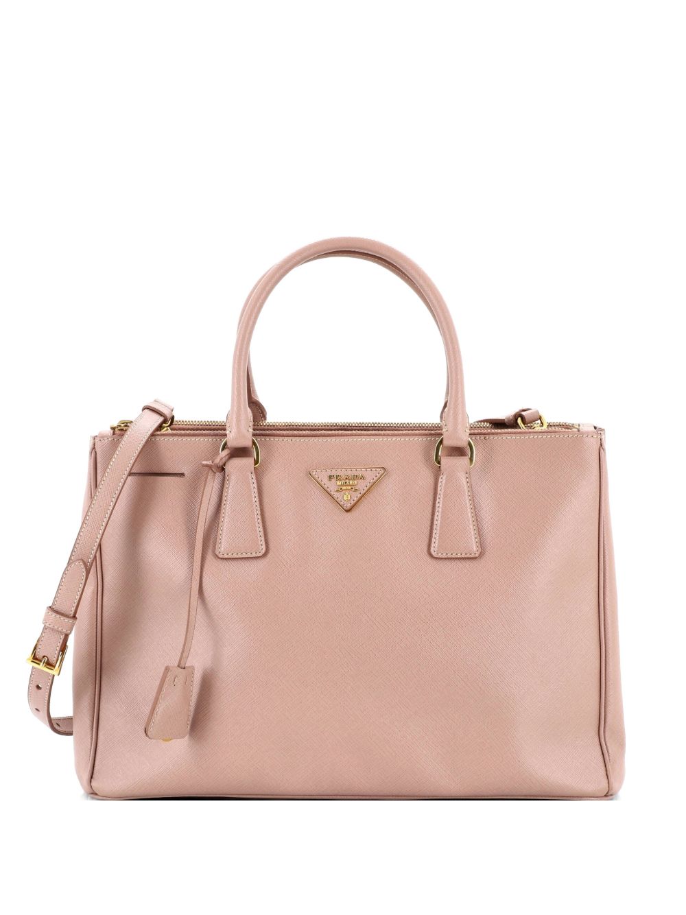 Double Zip Lux Saffiano Leather Medium tote bag