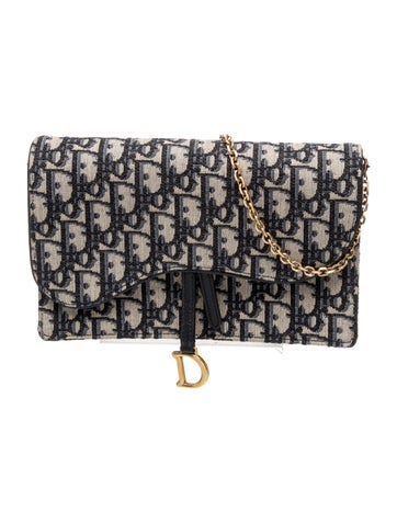 Oblique Jacquard Wallet on Chain