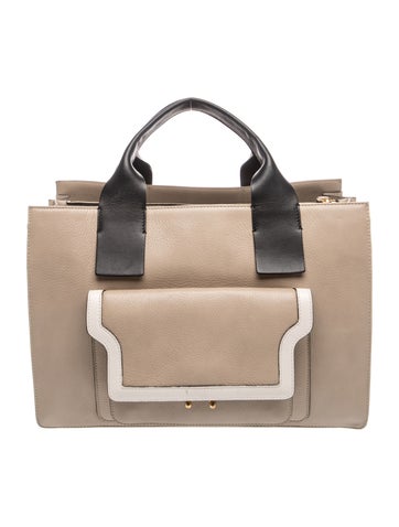 Leather Top Handle Bag